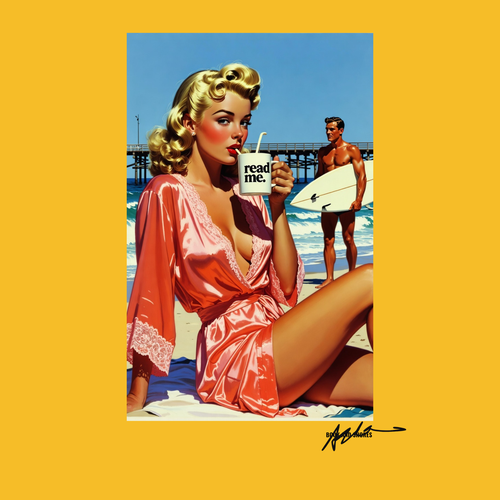 Book & Shores Read Me Poster