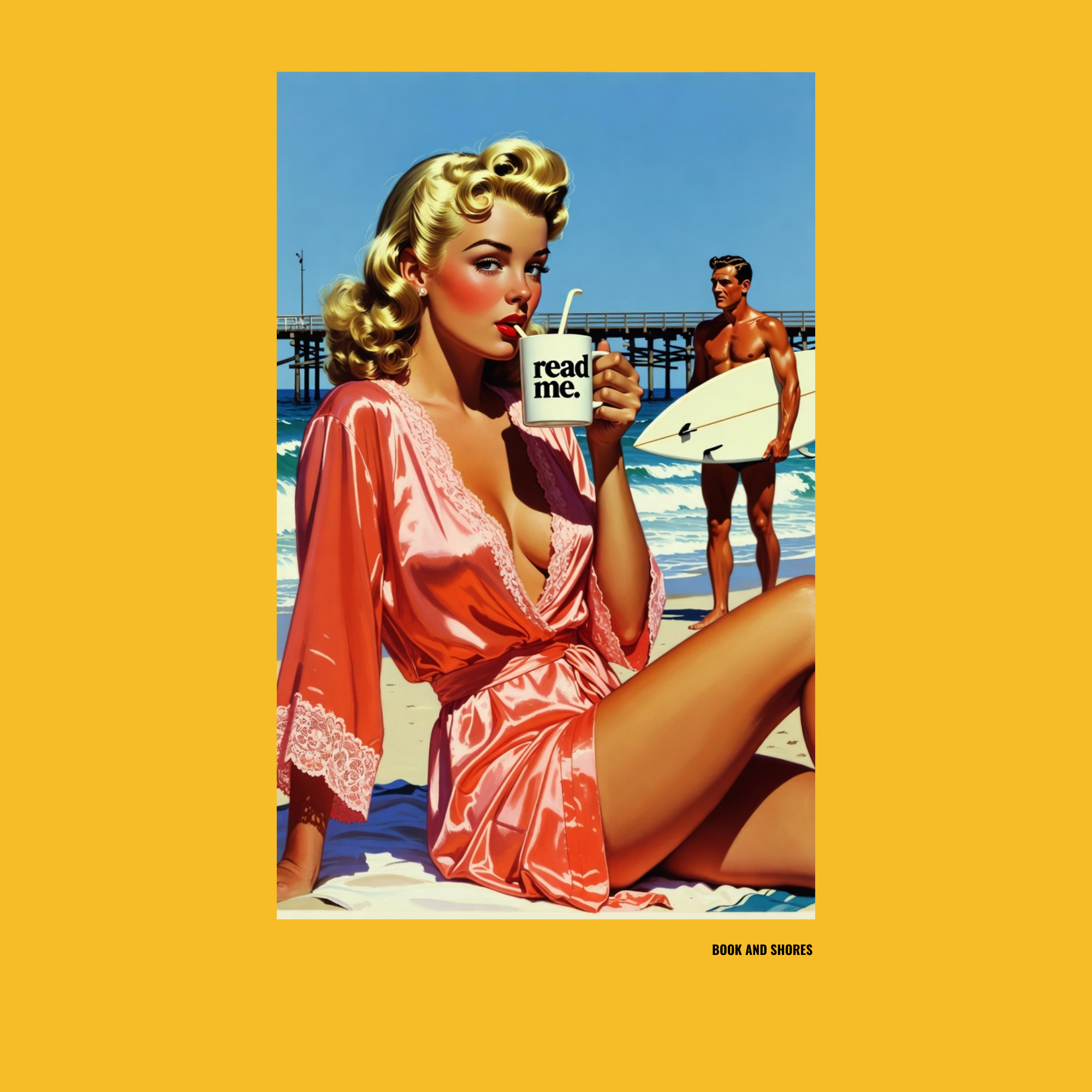 Book & Shores Read Me Poster