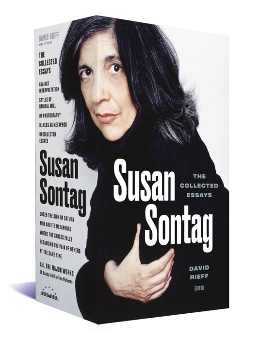 Susan Sontag: The Collected Essays boxed set cover, edited by David Rieff